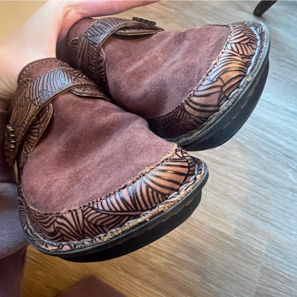 Alegria Brenna Dream Fit Brown Leather Shoes Size 37 (US 7–7.5) - Picture 9 of 9